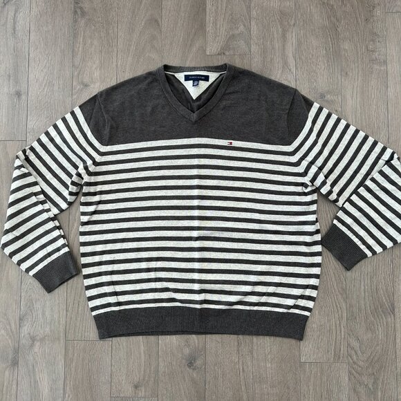 TOMMY HILFIGER striped men's sweater - Picture 4 of 5